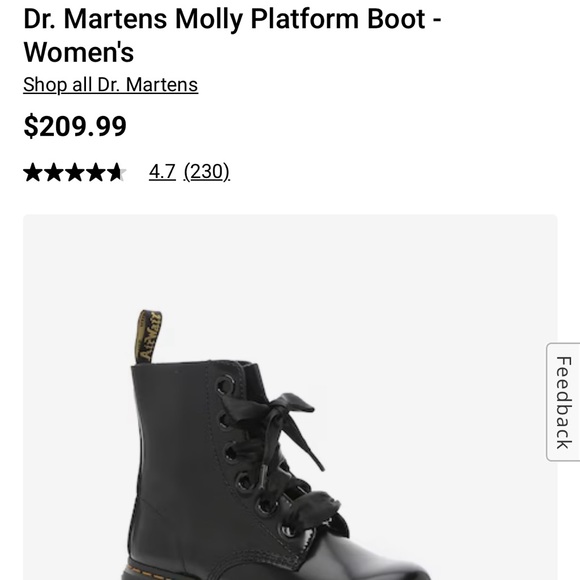 Dr Martin platform boot - Picture 3 of 4